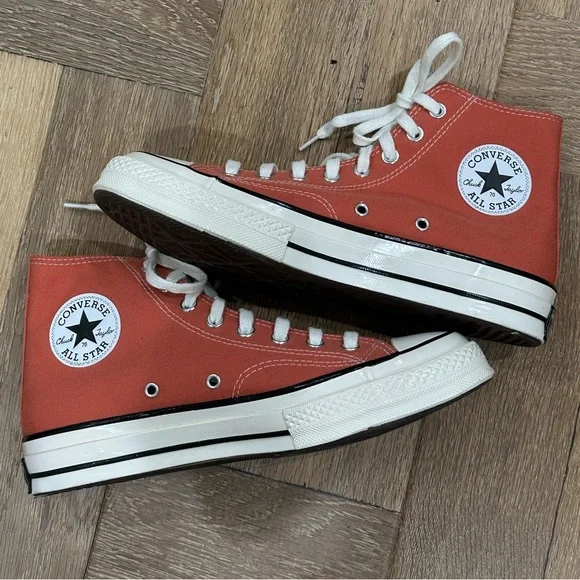 Converse Chuck Taylors in Salmon Coral New Without Box - Picture 3 of 7